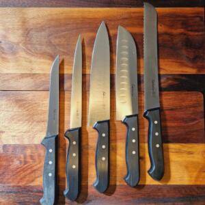 Made in Italy - Set Coltello Pane + Santoku + Trinciante + Filettare  +Disosso