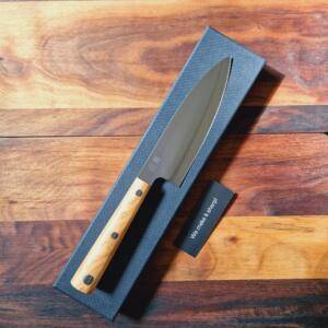 Made in Italy 2Cigni Hakucho- Coltello Deba 16,50cm manico in Legno di Olivo