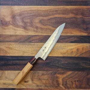 Hokiyama - Coltello Gyuto lama 180mm in acciaio Aus-10 - fatto a mano in Giappone