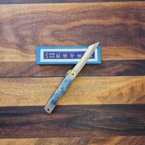 Coltello Higonokami Made in Japan - Lama 7,5cm in Acciaio Vg10 e manico in Titanio