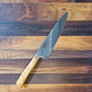 MaglioNero - Coltello Chef 20,00cm Manico in Olivo - Made in Italy