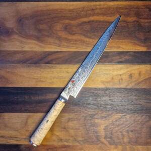 Miyabi - Coltello Sujihiki 24cm - 5000MCD - Acciaio damasco 100 strati 63hrc - Made in Japan