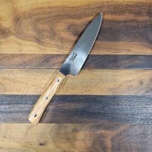 MaglioNero - Coltello Cuoco 15,00cm Manico in Olivo - Made in Italy