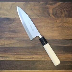 Yamawaki - Coltello Deba (MANCINO) lama 165mm in acciaio ni-mai White Paper Steel