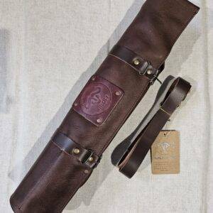 Witloft - Rotolo Portacoltelli in Cuoio di Bufalo Marrone 9 posti