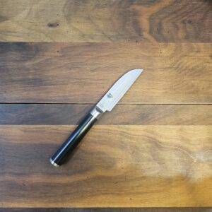 SHUN Classic - Coltello Spelucchino diritto Lama 8,50 cm  Acciaio Damasco VGMax