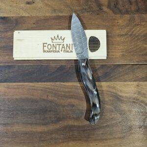 Scarperia FI - Coltello Maremmano Lama in Damasco - Fontani -