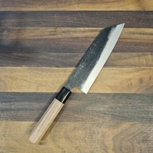 Yoshida - KUROUCHI - Coltello Bunka 190mm - Aogami - Handmade in Japan