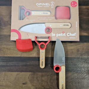 Le Petit Chef - Set 2 Pezzi + salvadita per bambini - Made in France - Opinel