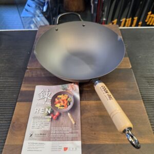 Yoshikawa - WOK in acciaio al carbonio 33cm - Made in Japan