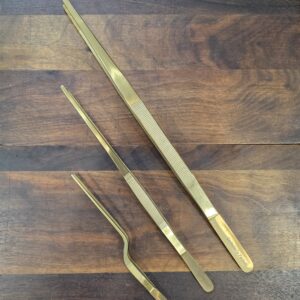 Set 3 Pinze Cuoco Acciaio Inox - GOLD -