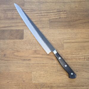 Hokiyama - Coltello Sujihiki 240mm-Aogami Black- Western- Made in Japan