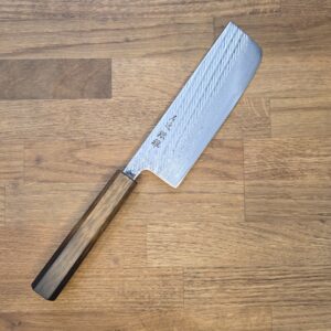 Hokiyama - Nawame - Nakiri 165mm - Damasco - Made in Japan