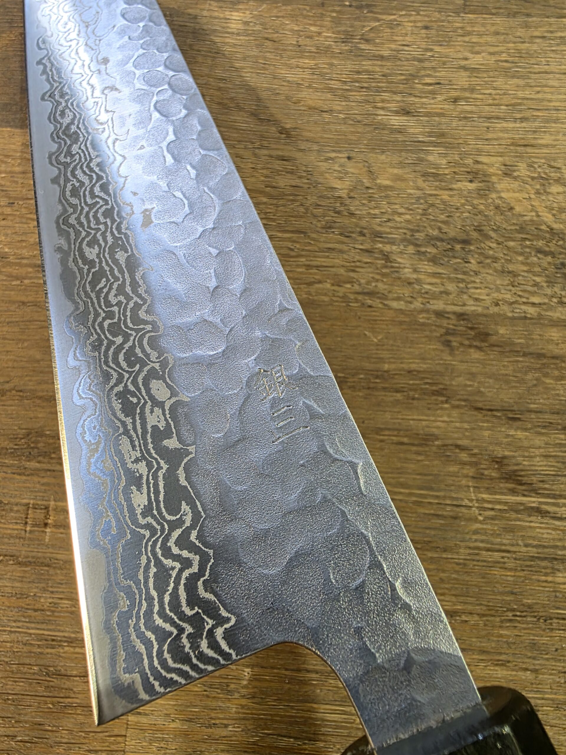 Hokiyama - NEW - BUNKA 170mm - Ginsan/Damasco - Verde - immagine 2